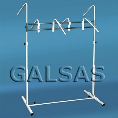 Kabykla drabužiams - pastatoma, reguliuojamo aukščio, sidabro spalva. Modelis 6-DRA-P 3